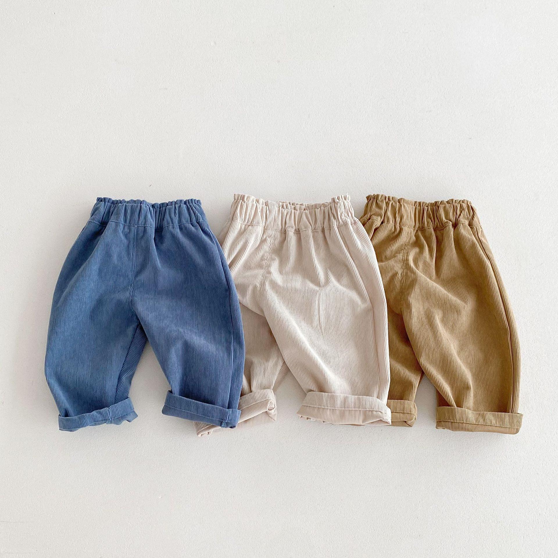 Pure Colour Casual Pants