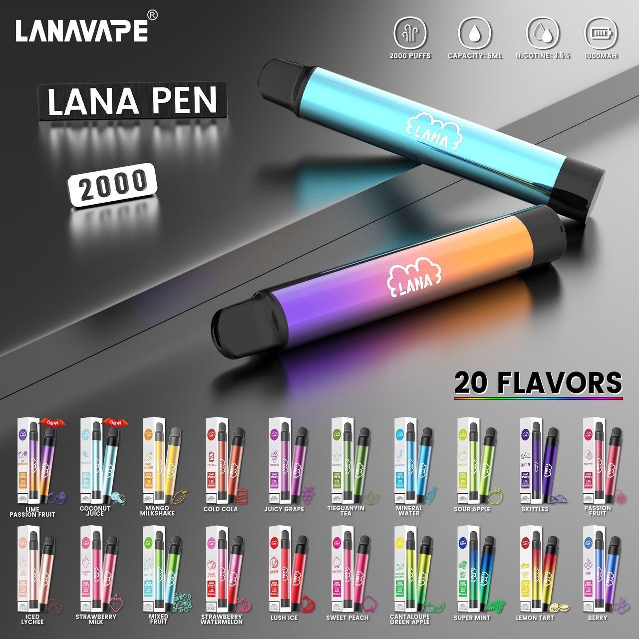 LANA PEN 2000 PUFFS DISPOSABLE Copy