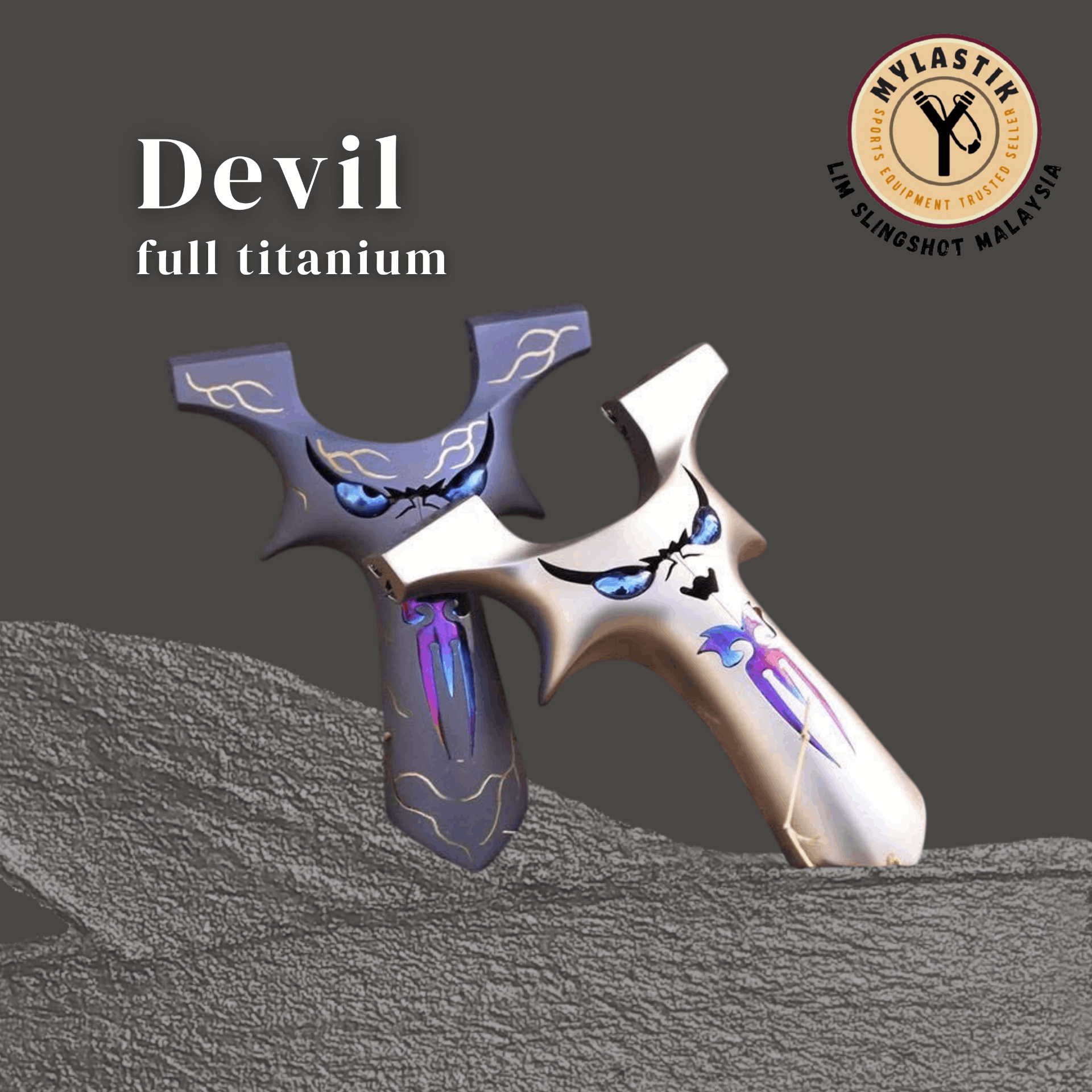 Devil Clip Full Titanium Slingshot 9025MM