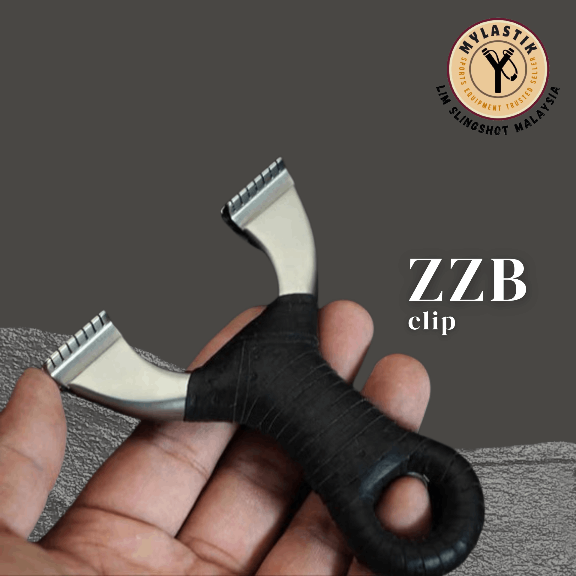ZZB Fork Clip Stainless Steel Slingshot 8020MM