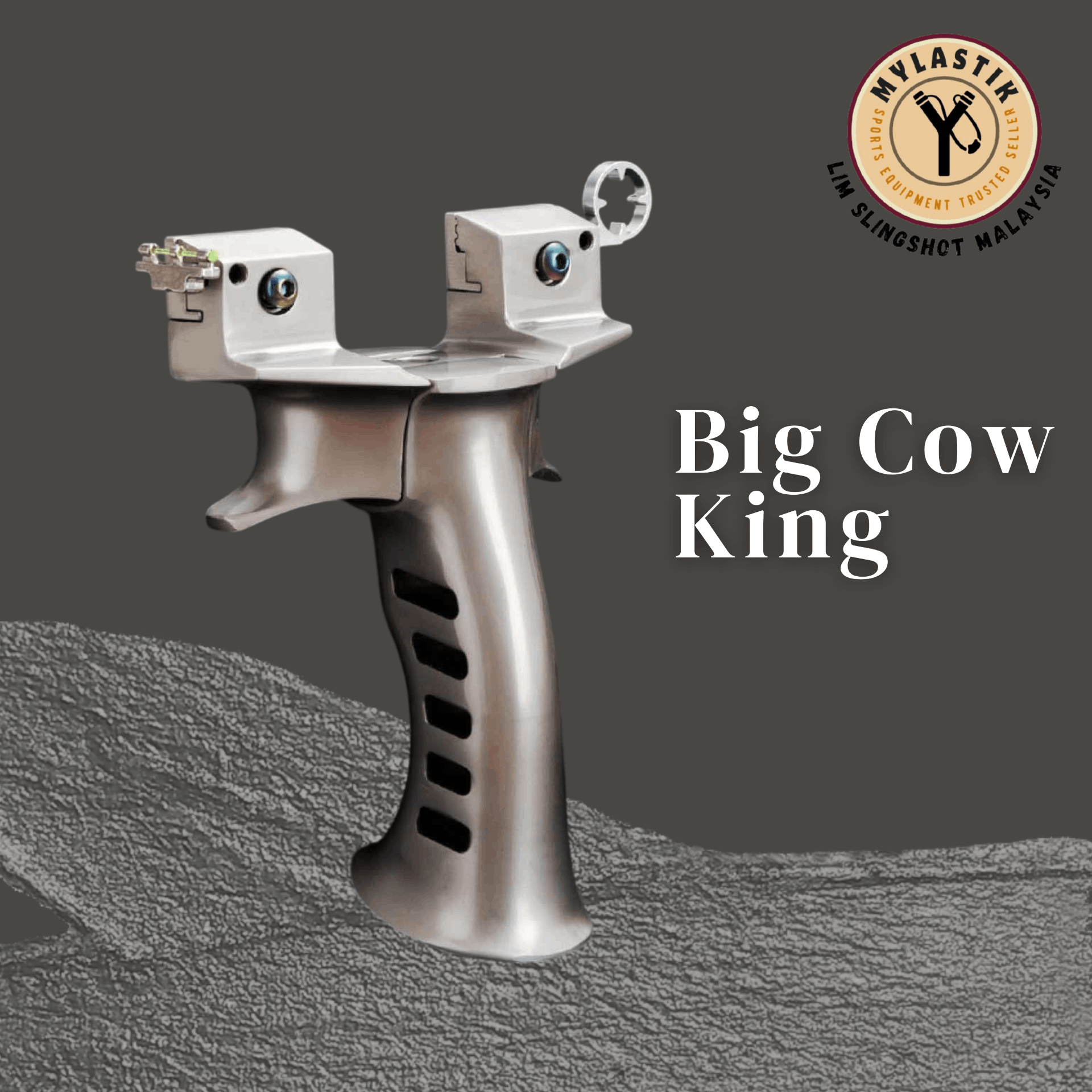 Big Cow King Full Alloy Slingshot 9025MM 480 Gram