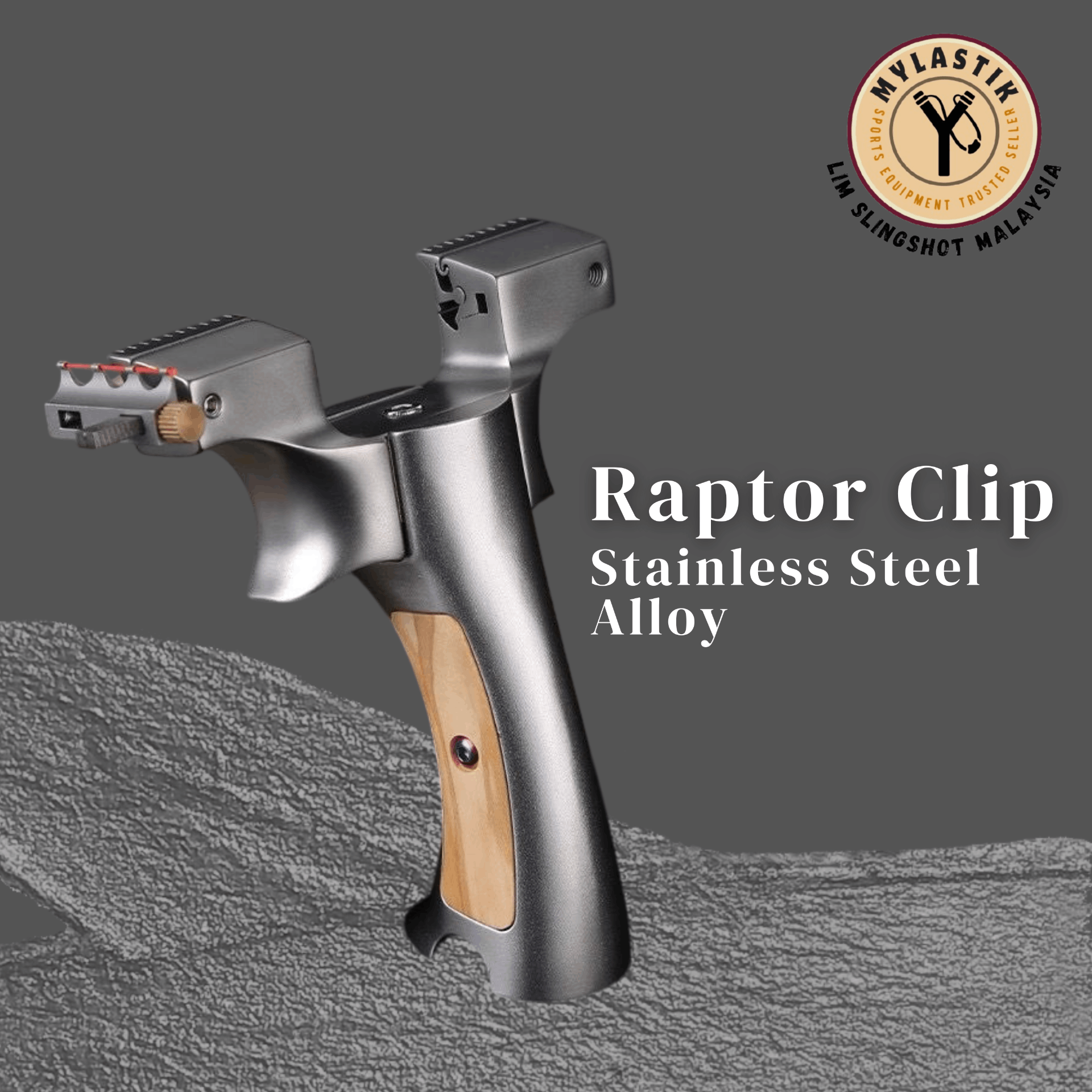 Raptor Clip No Lid Stainless Steel Alloy Slingshot 8020MM 9025MM