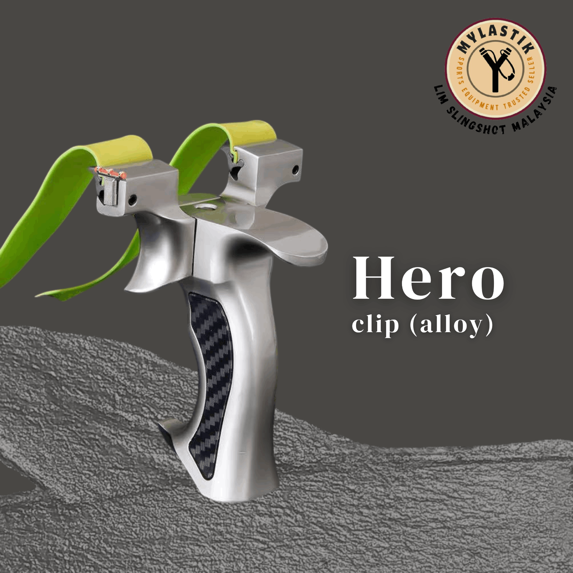 Hero Alloy Clip Slingshot 9025MM