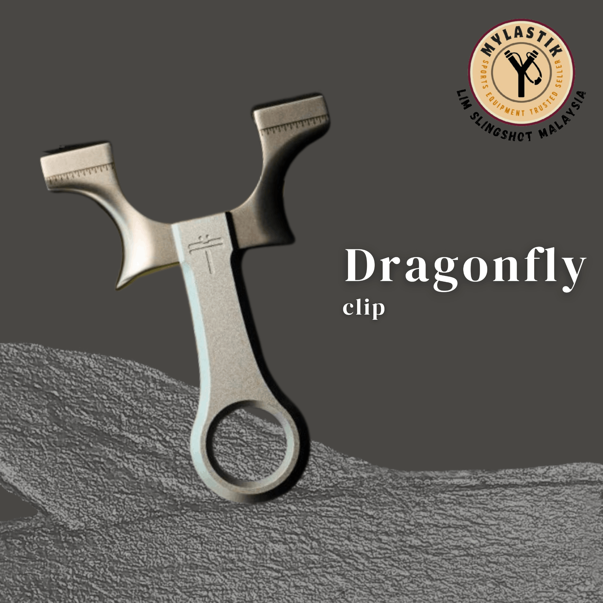 DragonFly Clip Full Stainless Steel Slingshot 8020MM