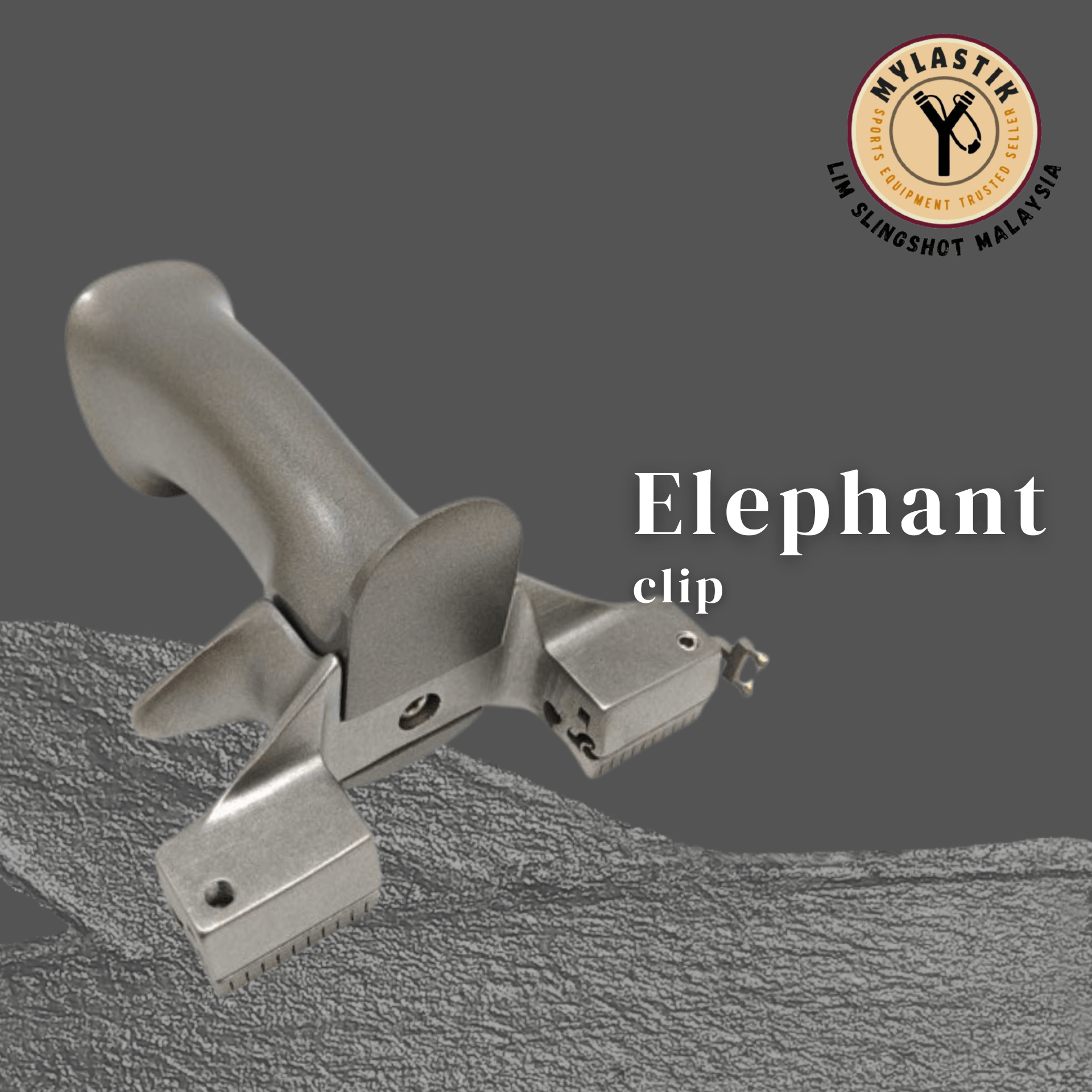 Elephant Clip Stainless Steel Alloy Slingshot 8422MM 9025MM