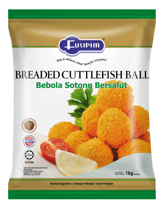 FUSIPIM BREADED CUTTLEFISH BALL-1KG