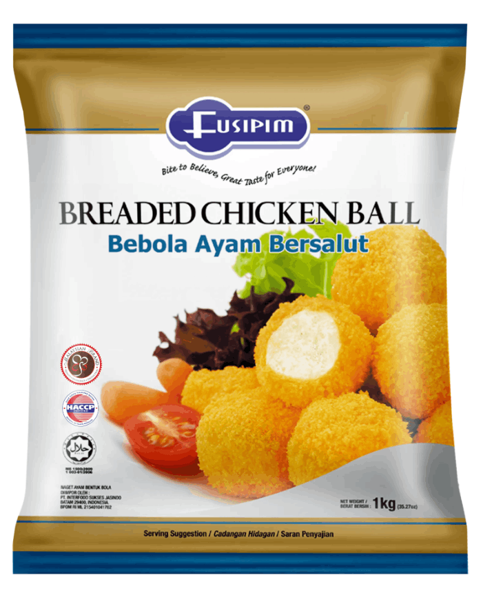 FUSIPIM BREADED CHICKEN BALL-1KG