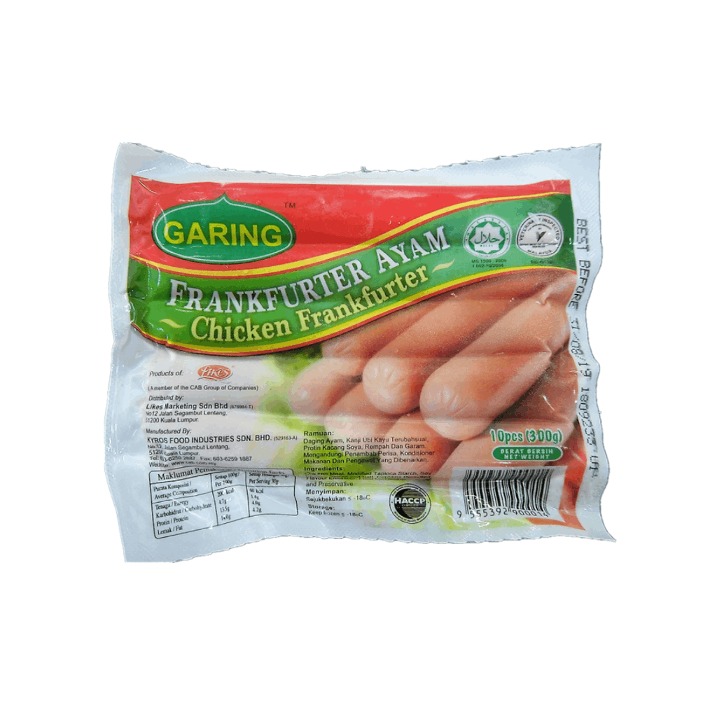 LIKES GARING CHICKEN FRANKFURTER-300G