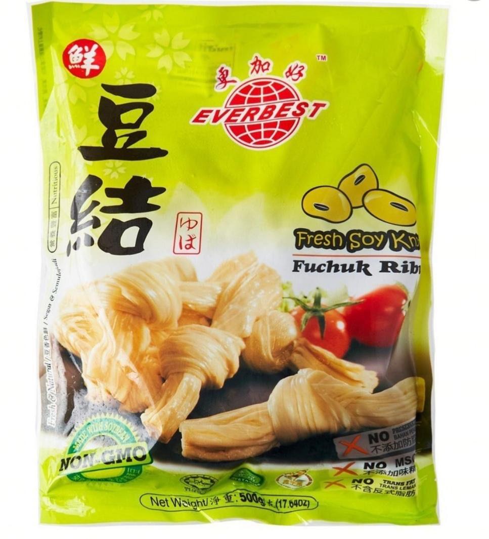 EVERBEST FRESH SOY KNOT- RIBUN3-500G豆结*