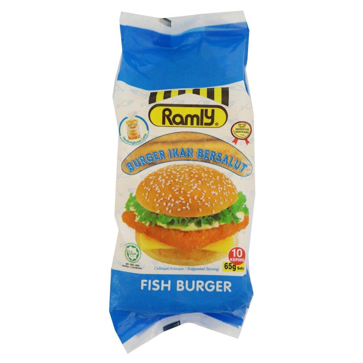 RAMLY BURGER IKAN BERSALUT (650G)