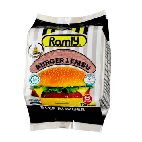 RAMLY BURGER LEMBU 70G X 6PCS/420G