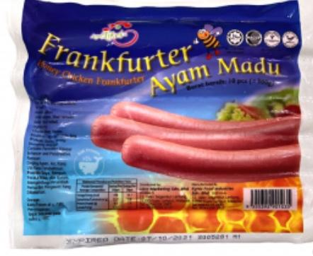 LIKES HONEY CHICKEN FRANKFURTER -300G