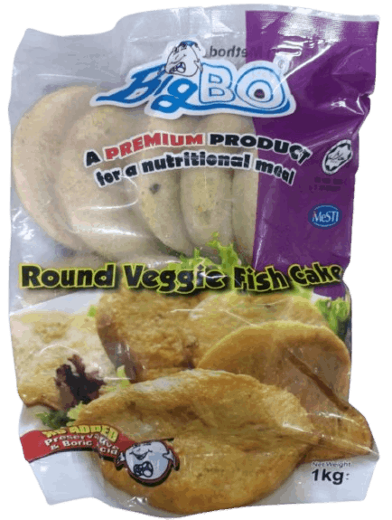 BigBo  A17FM ROUND VEGGIE FISH CAKE ( BIG O BURGER) 10S
