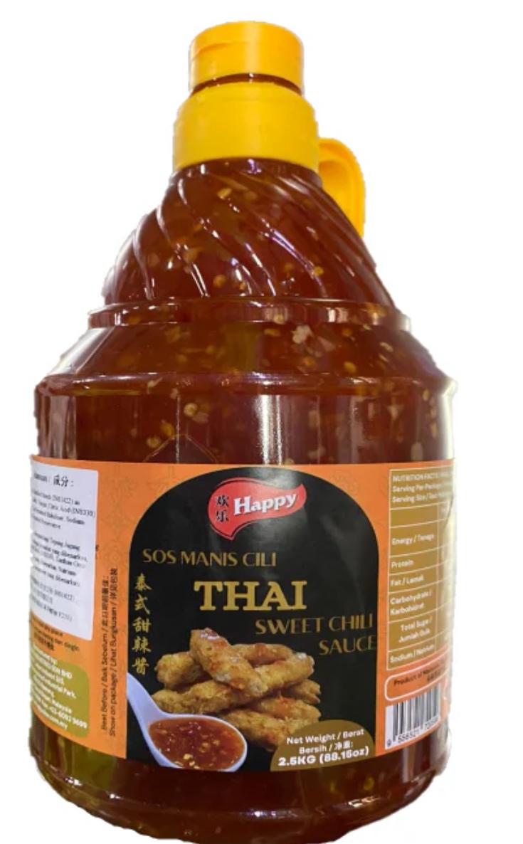 HAPPY THAI SWEET CHILLI SAUCE (2.5KG)