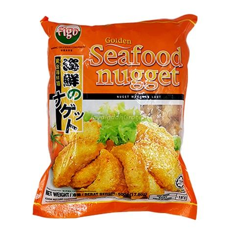 FIGO GOLDEN SEAFOOD NUGGETS -500GM