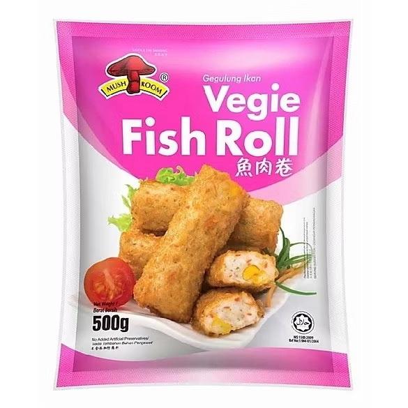QL VEGIE FISH ROLL (500G) 鱼肉卷