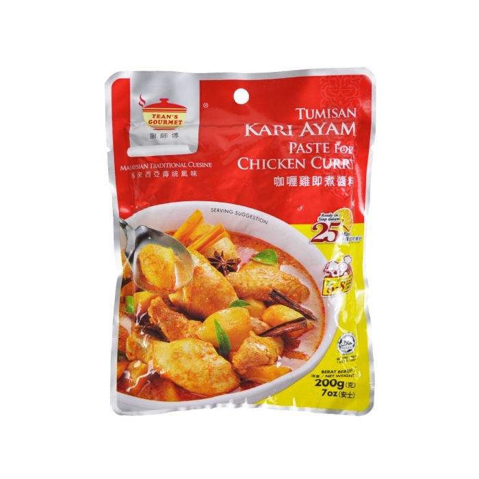 TEAN'S CHICKEN CURRY PASTE  (200G-PO)