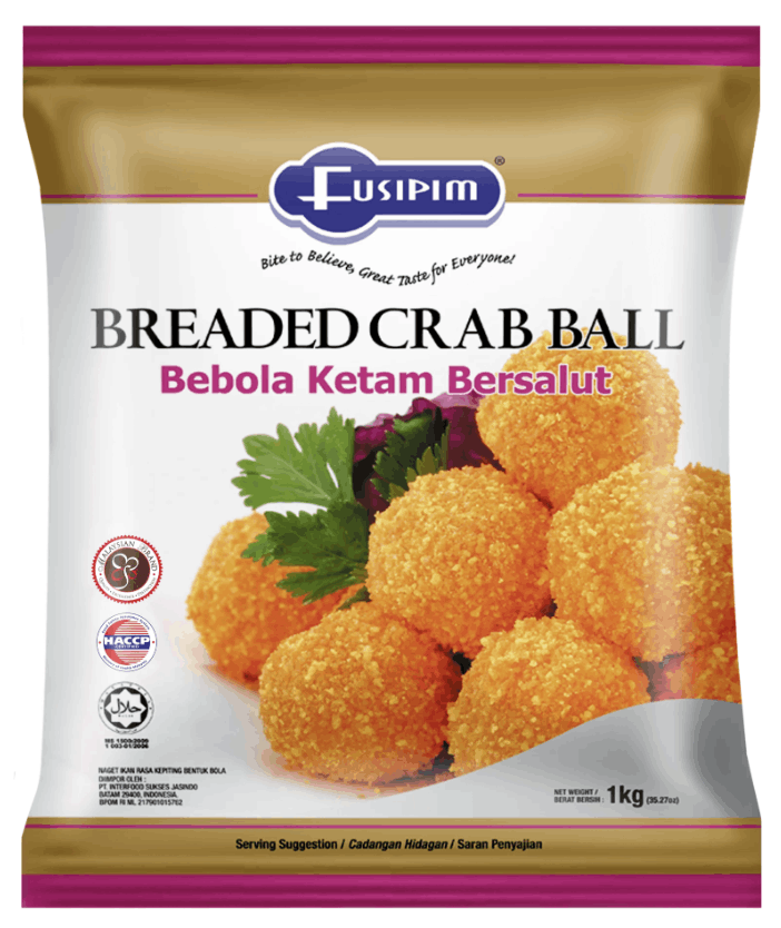 FUSIPIM BREADED CRAB BALL-1KG