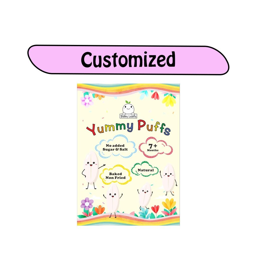 Baby Leafy Yummy Puffs Customized