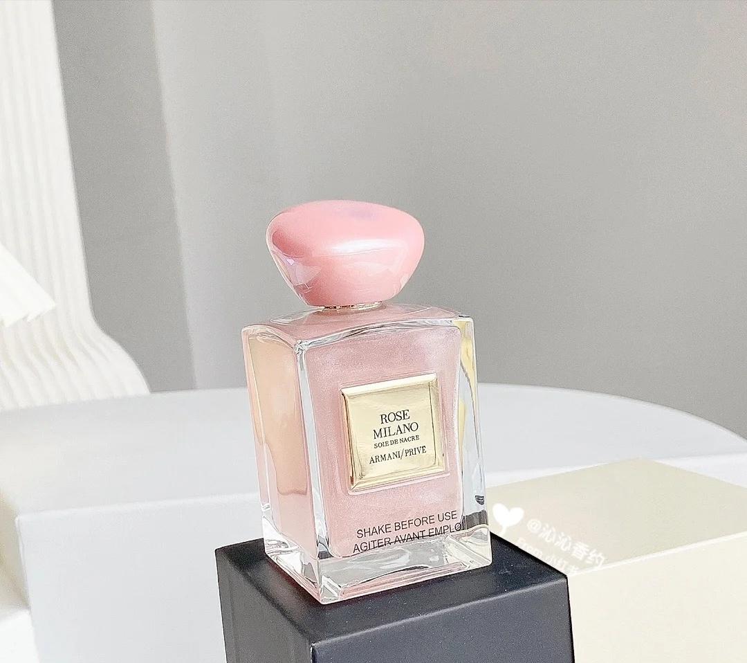 GIORGIO ARMANI ROSE MILANO SOIE DE NACRE EDT NACREE 100ML 流沙限量版❤️
