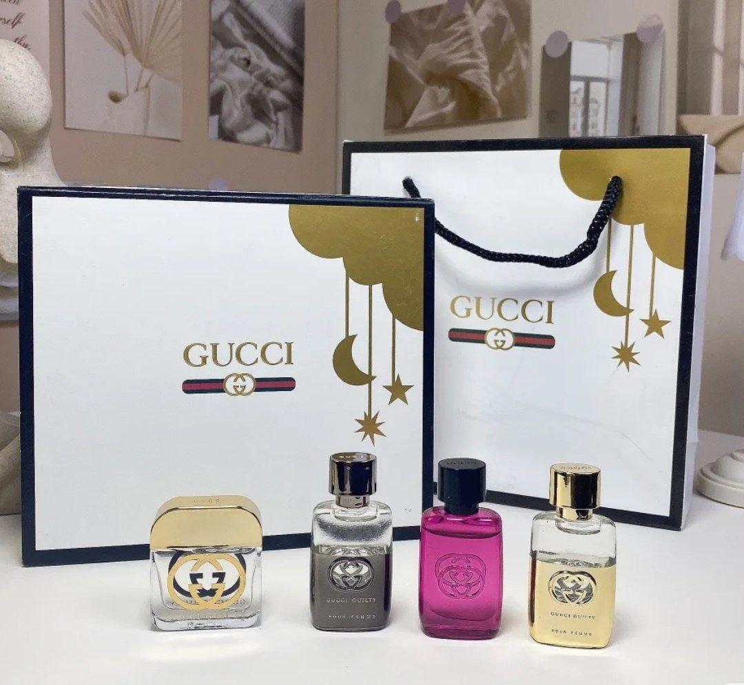 Gucci guilty 4 in 1 mini set 5ml x 4(with paper bag)