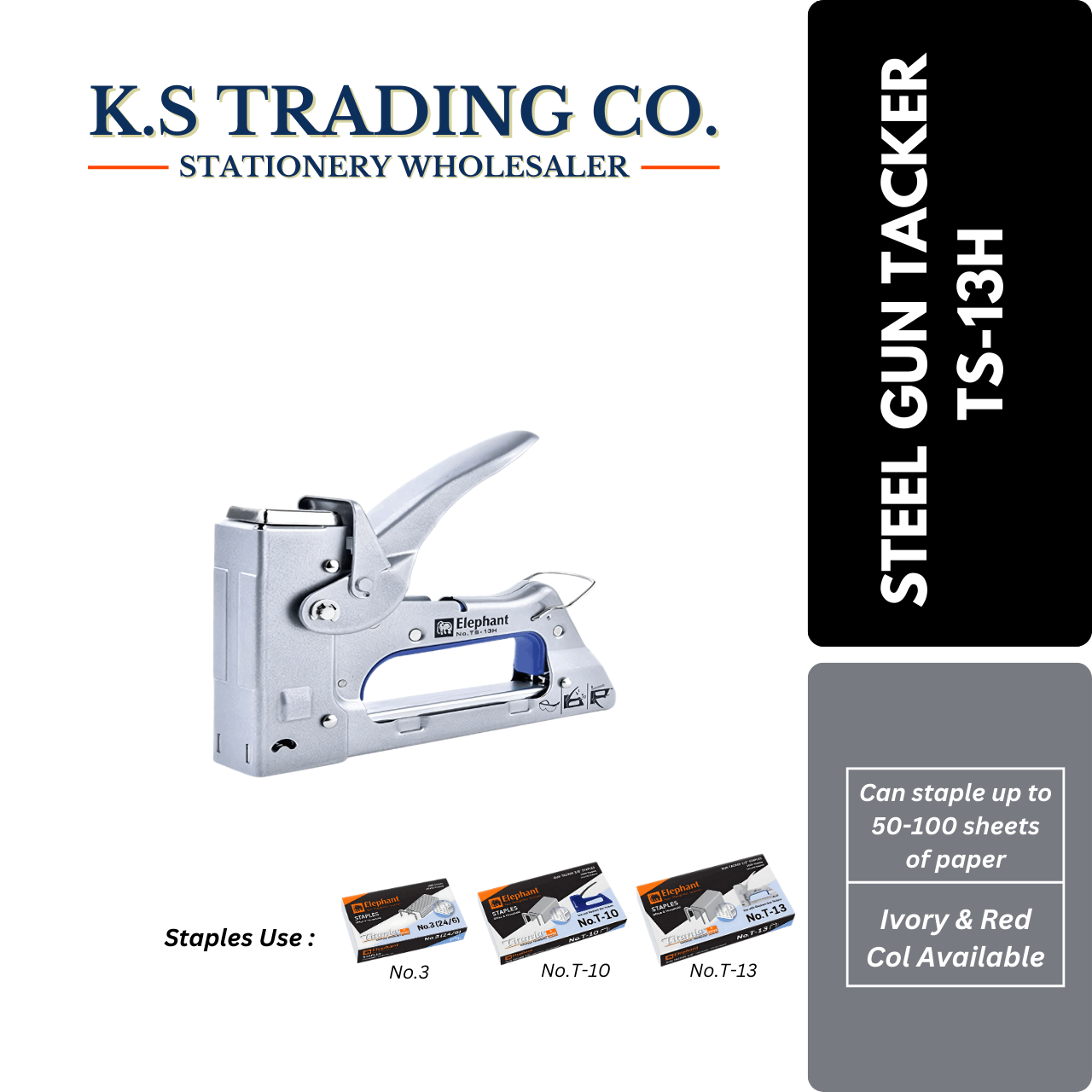 ELP Stainless Steel Tacker TS-13H