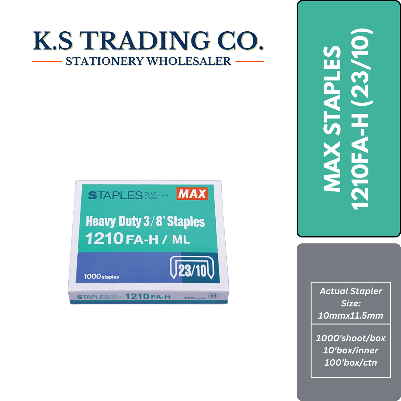 Max Staples 1210FA-H (23/10)