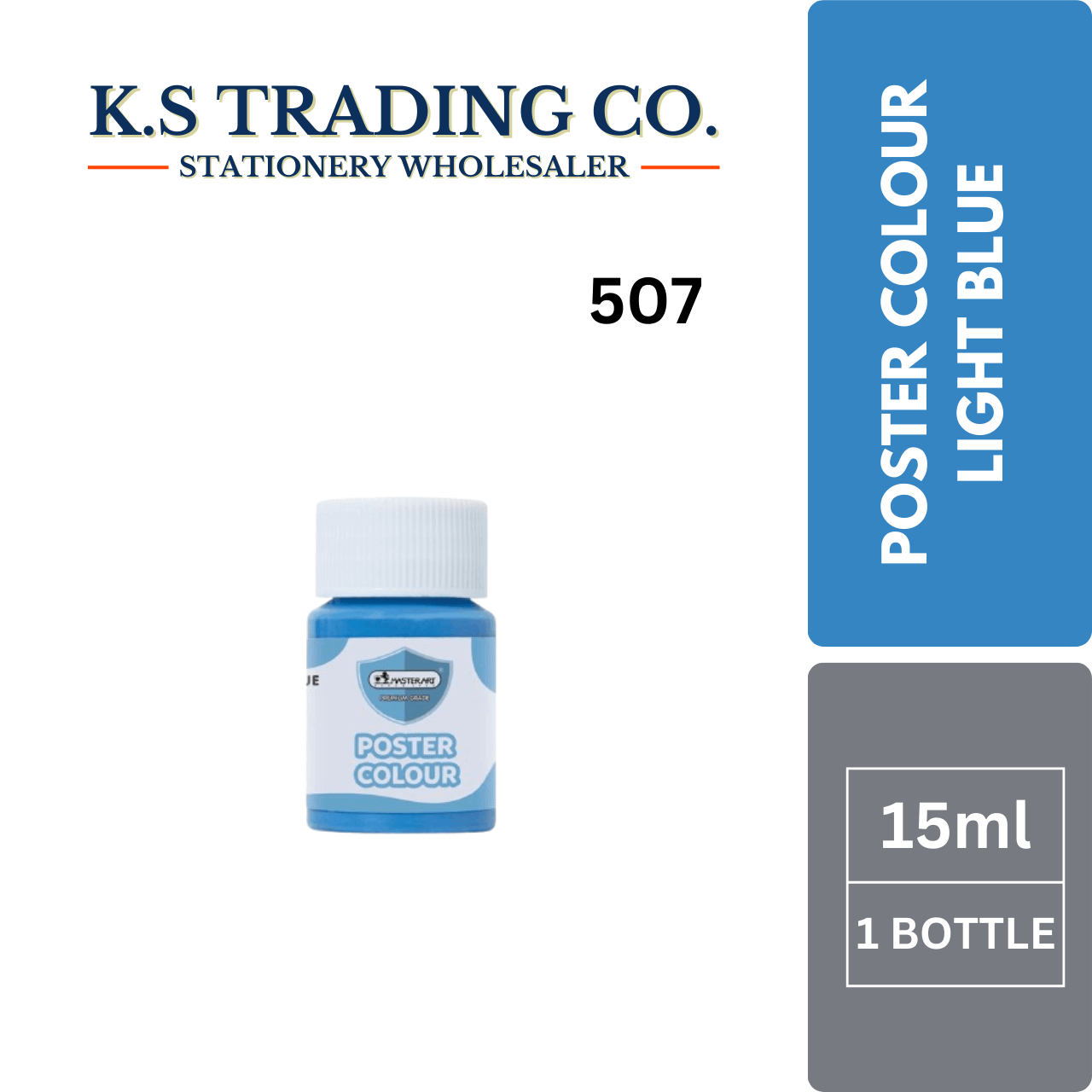 Master Art Poster Colour 507 Light Blue