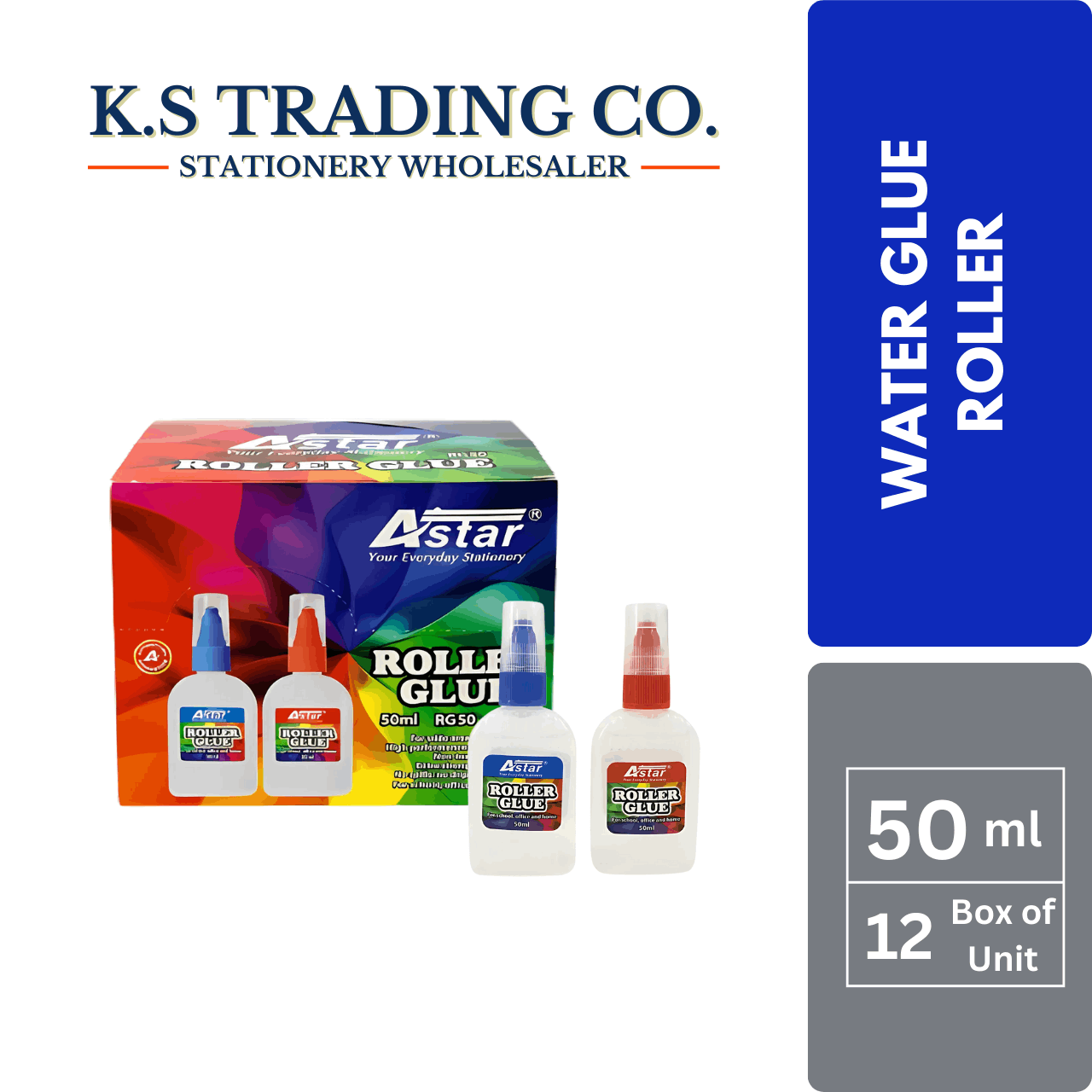 Astar Water Glue (Roller) 50ml