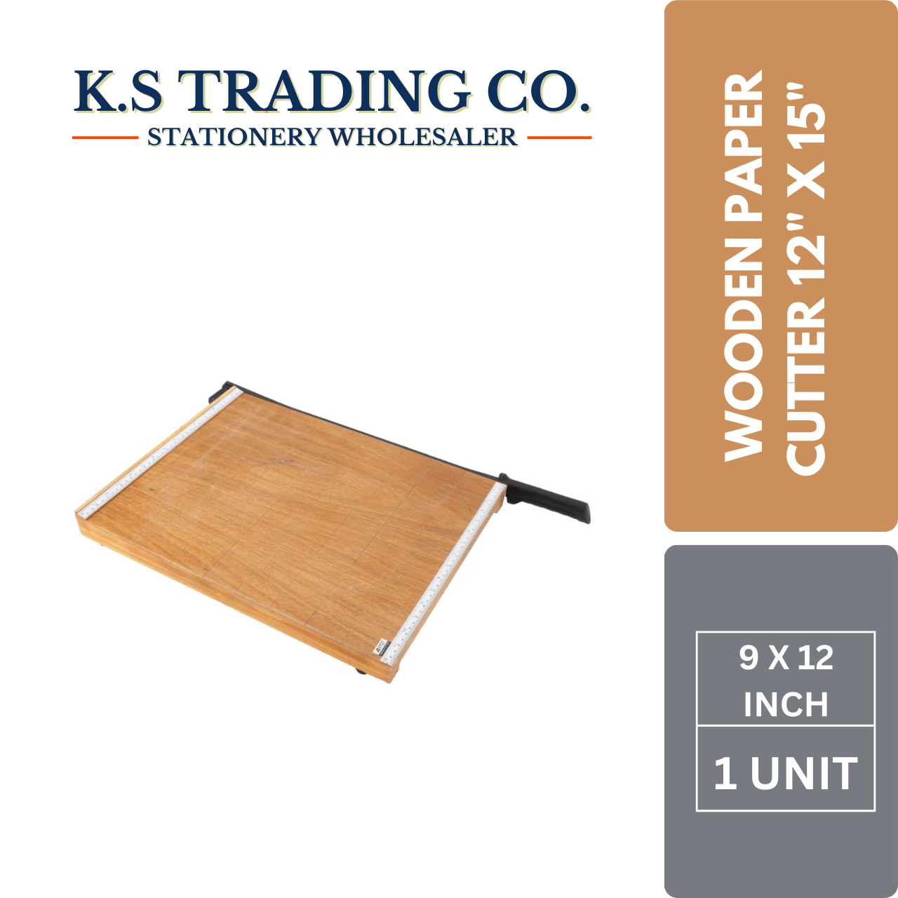 Astar Wooden Paper Cutter 12x15-inch