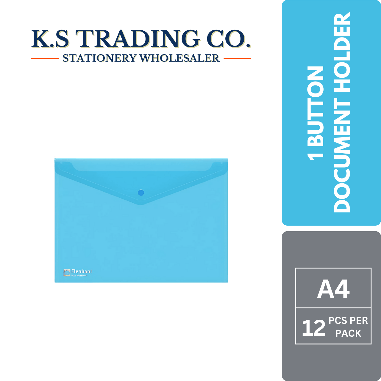 ELP 1 Button PP File - Light Blue (LandScape)