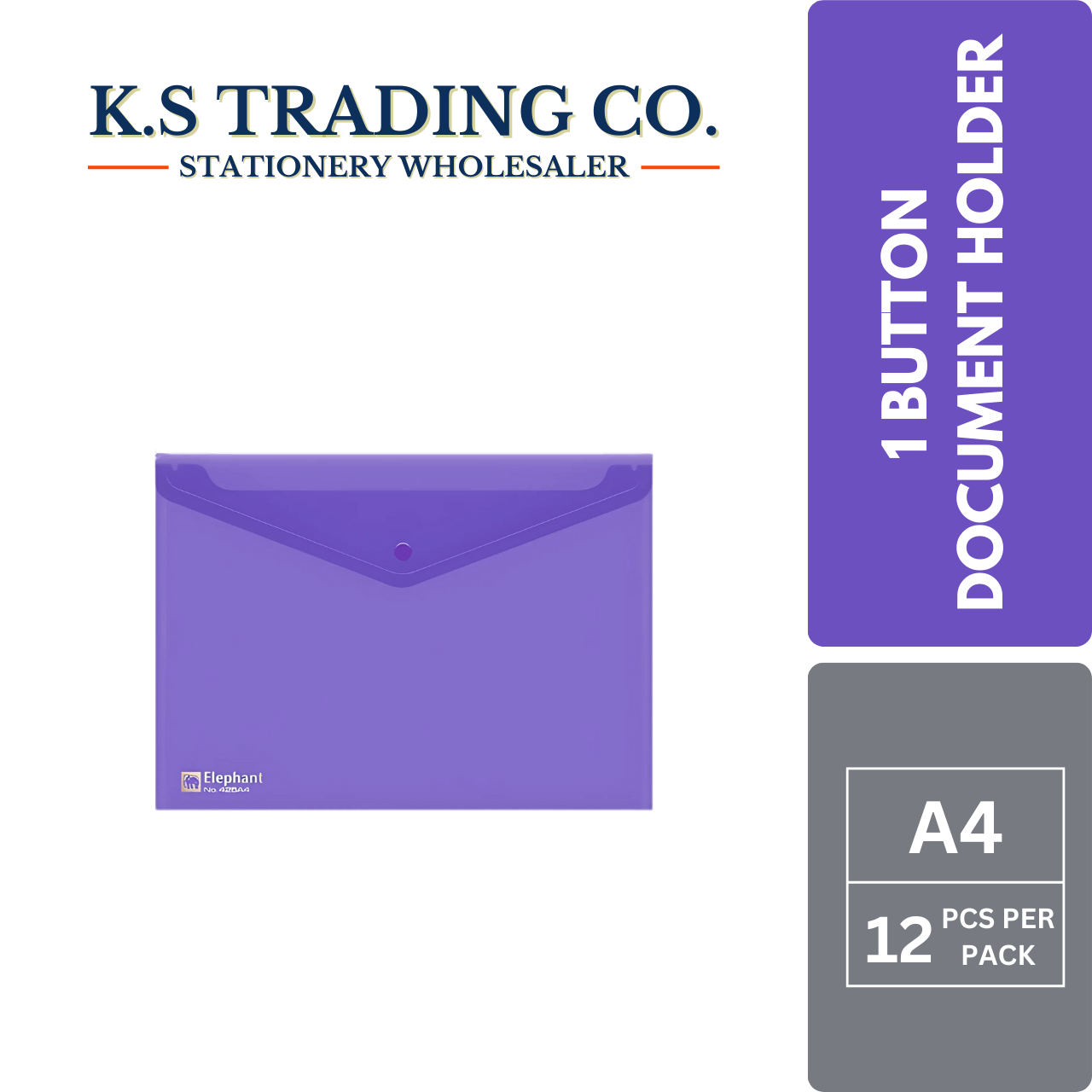 ELP 1 Button PP File - Violet (LandScape)