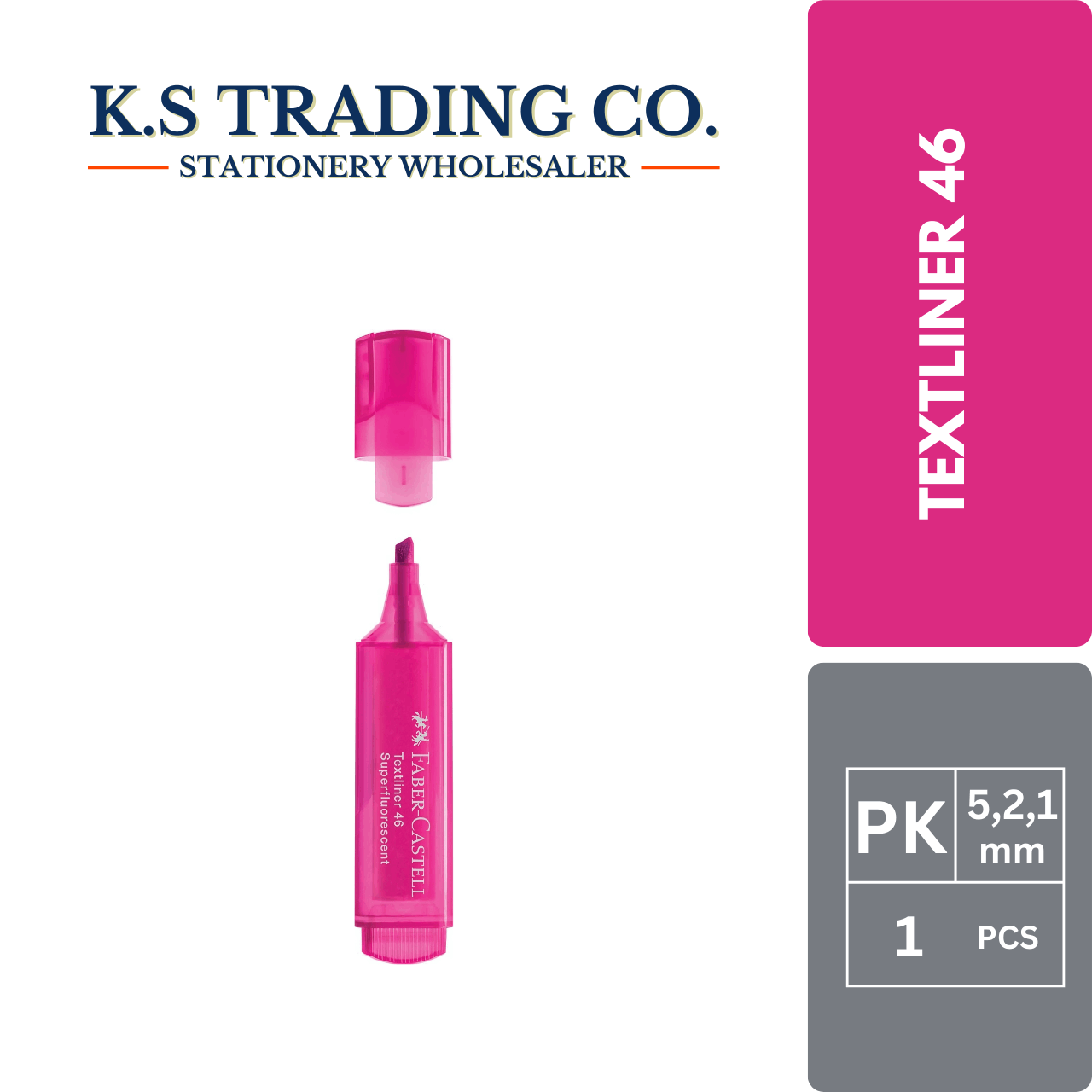 Faber Castell Textliner 46 Flourescent Pink