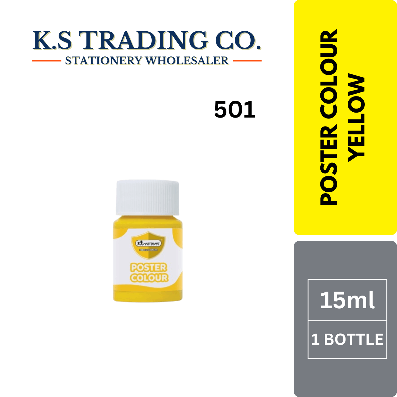 Master Art Poster Colour 501 Yellow