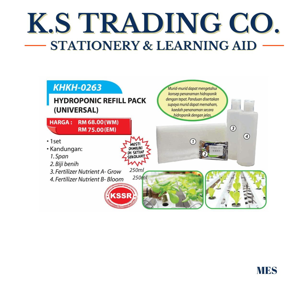 Hydroponic Refill Pack (Universal) [KHKH-0263]