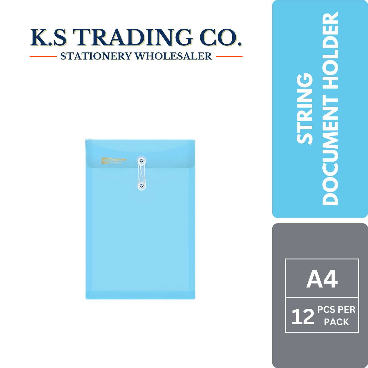 ELP String PP Document File - Light Blue (Portrait)