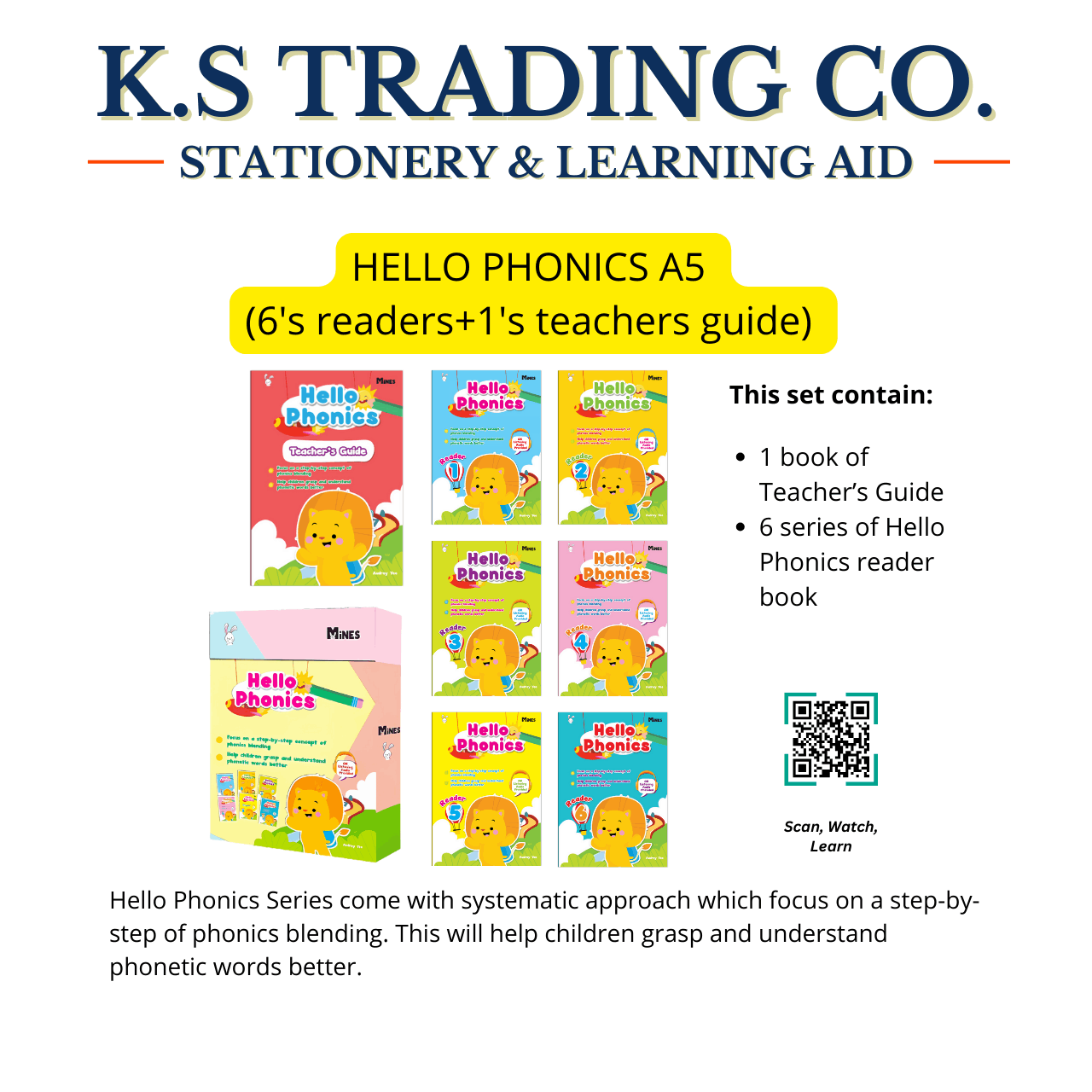 Set Hello Phonics A5
