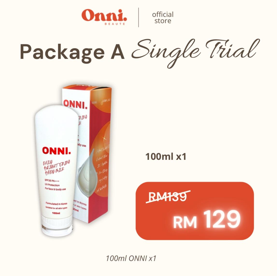 SINGLE TRIAL - ONNI DAILY BRIGHTENING BODY MILK