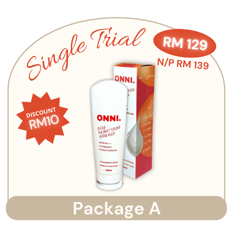 SINGLE TRIAL - ONNI. DAILY BRIGHTENING BODY MILK