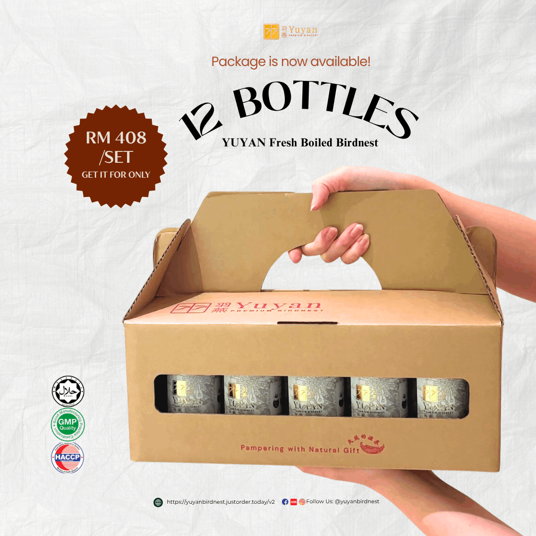 YUYAN Fresh Boiled Birdnest / 12 btl