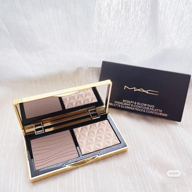 MAC Sculpt & Glow Duo Highlight & Contour Palette 4g 小金盒修容盘