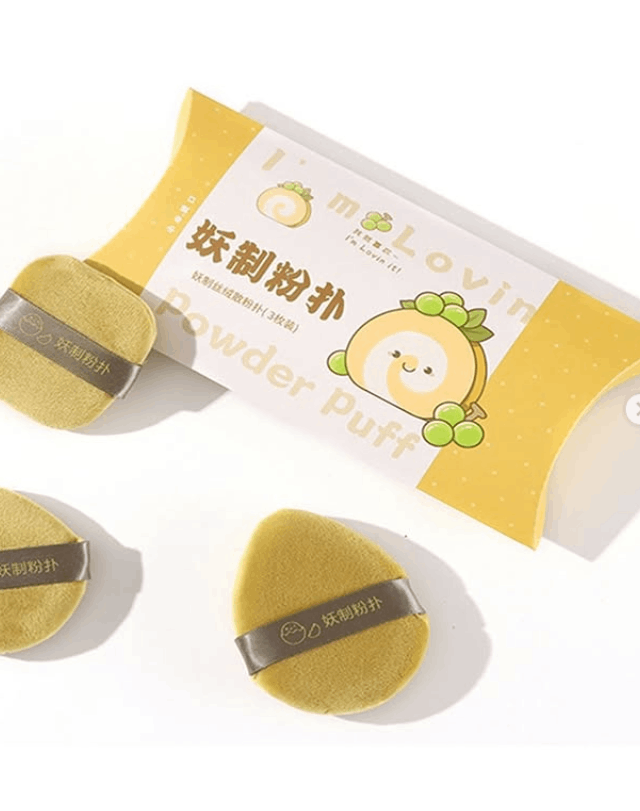 妖制丝绒散粉扑
