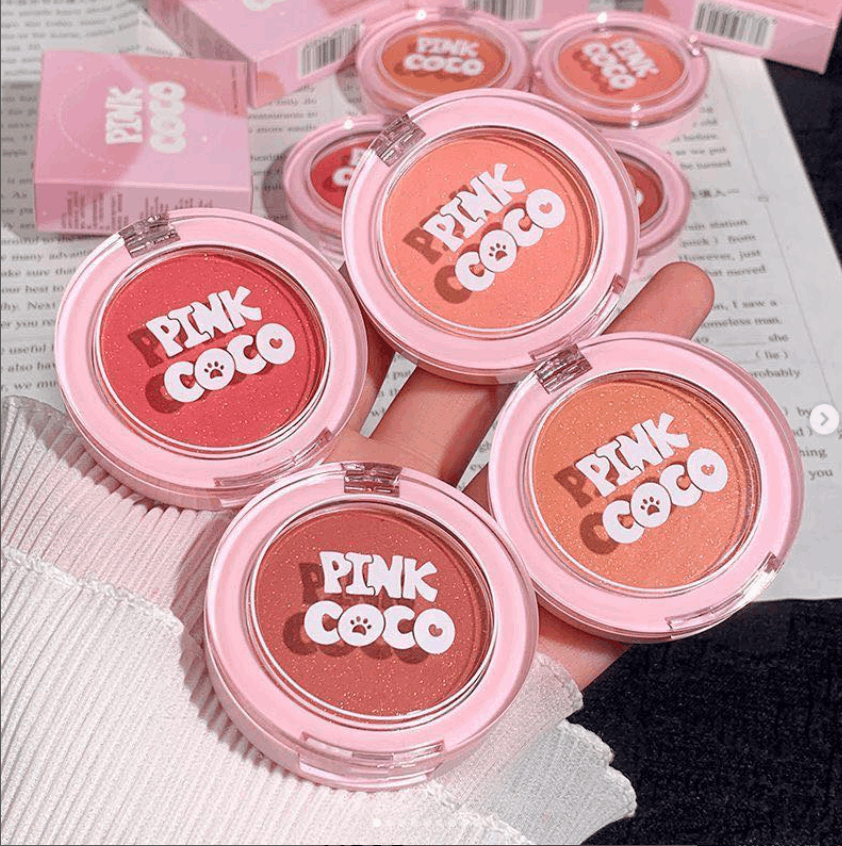 PINK COCO 润色细闪单色腮红