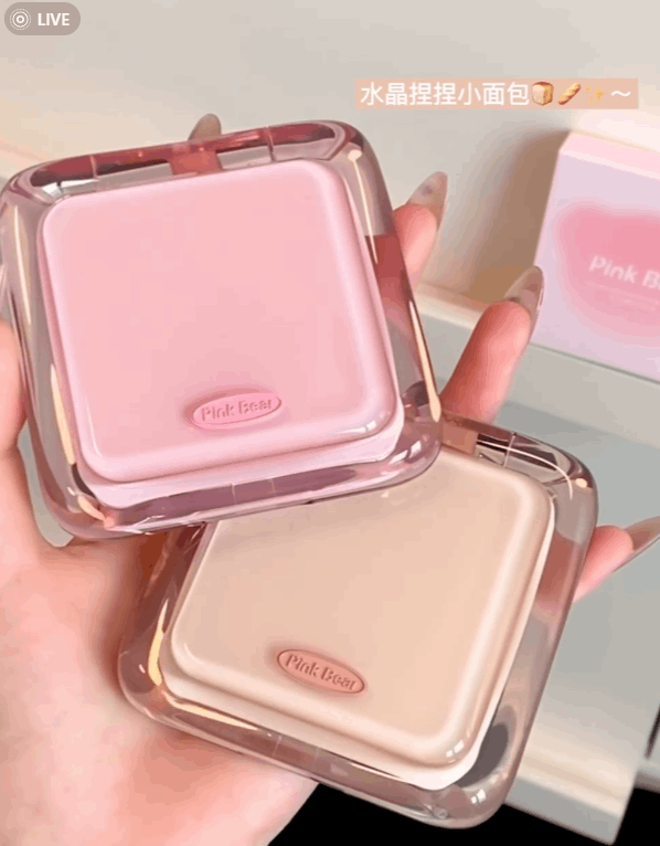 pinkbear水晶小面包眼影盘