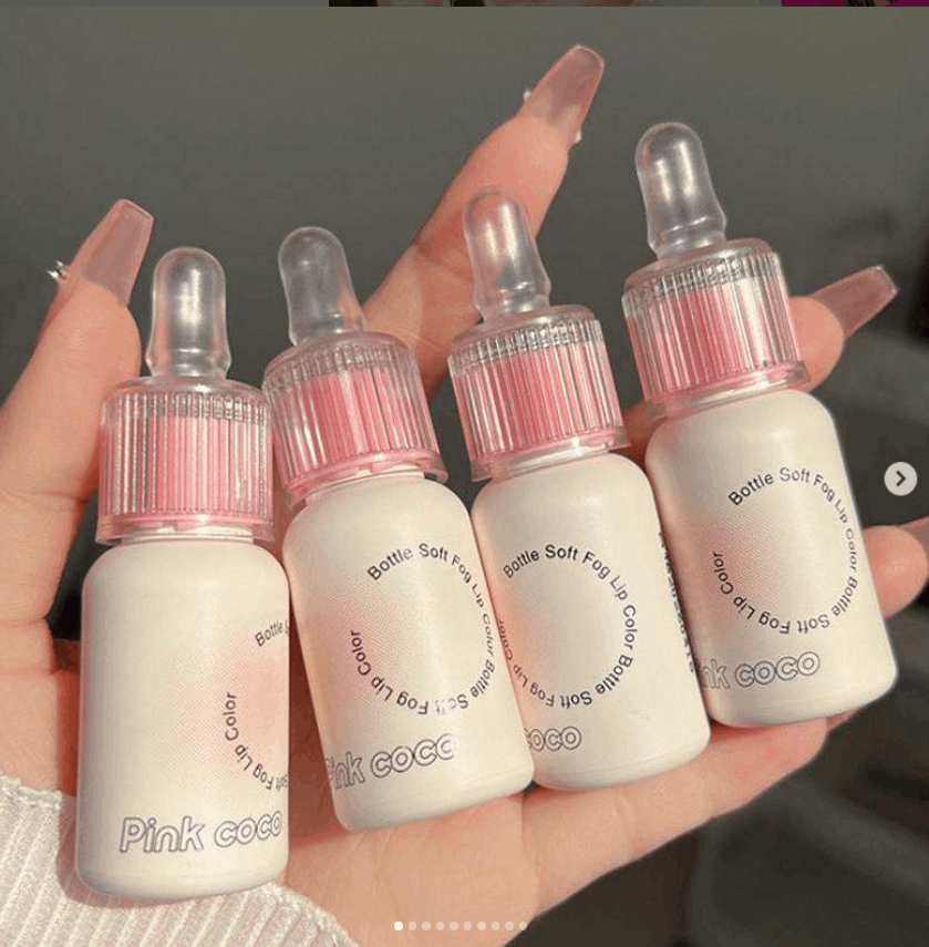 pinkcoco水光镜面唇釉保湿成膜唇蜜
