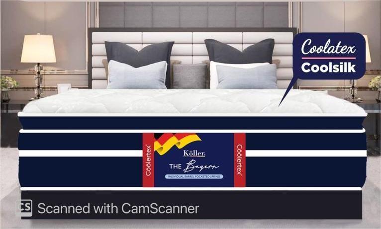 REZTEC THE BAYERN QUEEN MATTRESS 12 INCHES