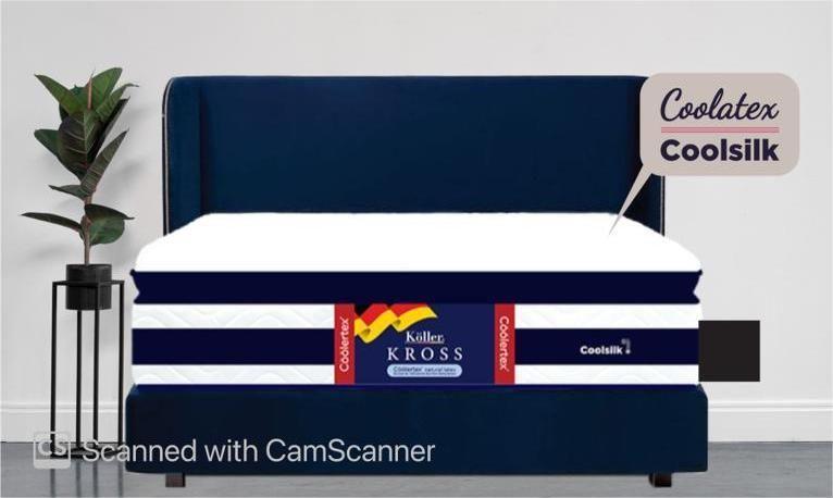 REZTEC KROSS QUEEN MATTRESS 12 INCHES