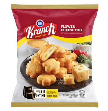 (AIRFRY) EB KRANCH FLOWER CHEESE TOFU 450G