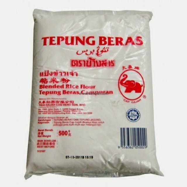 Tepung Beras (Rice Flour) (Cap Gajah) 500g