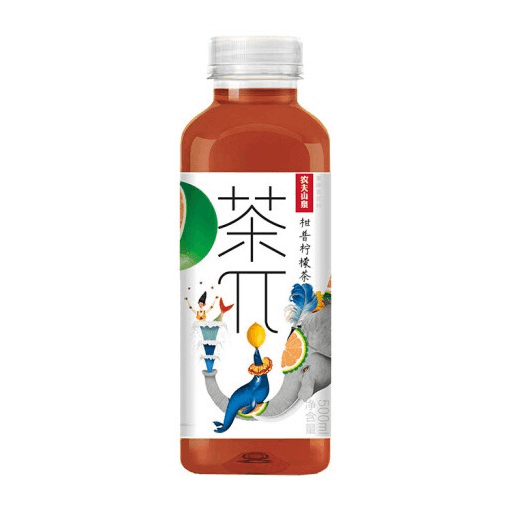 农夫山泉茶兀 柑普柠檬茶 Lemon Lime 500ml